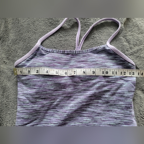 Lululemon tank top with built in bra. Size medium. - Picture 2 of 4